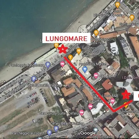 Apartman New Sea House Vicino La Spiaggia Del Lungomare Cefalù